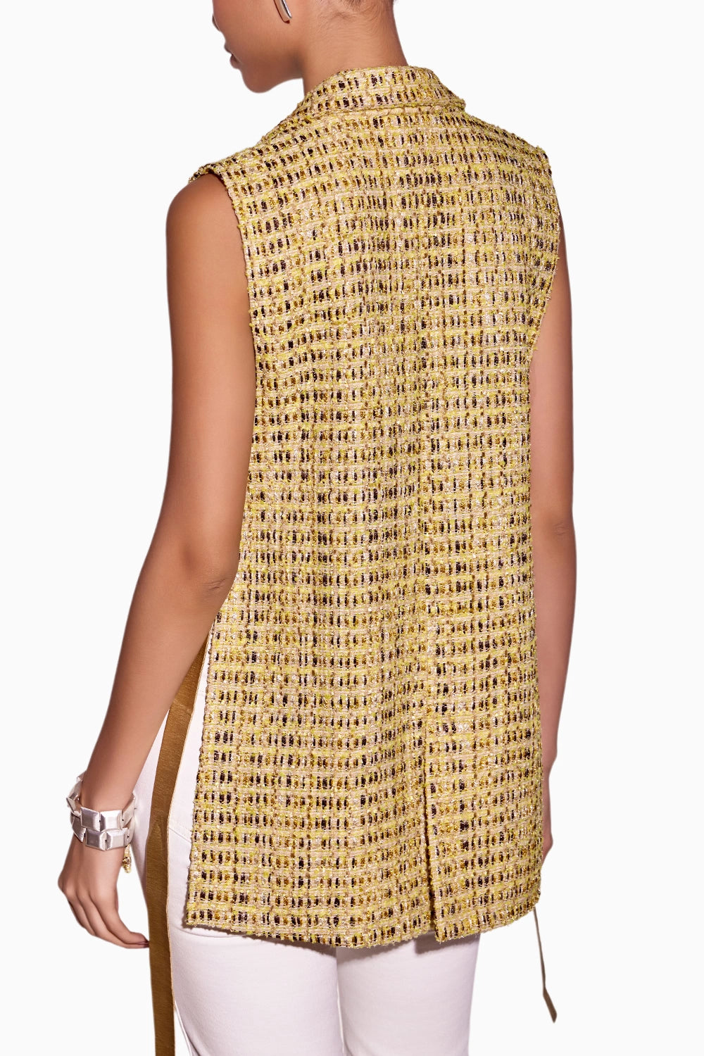 Gold Merino Waistcoat