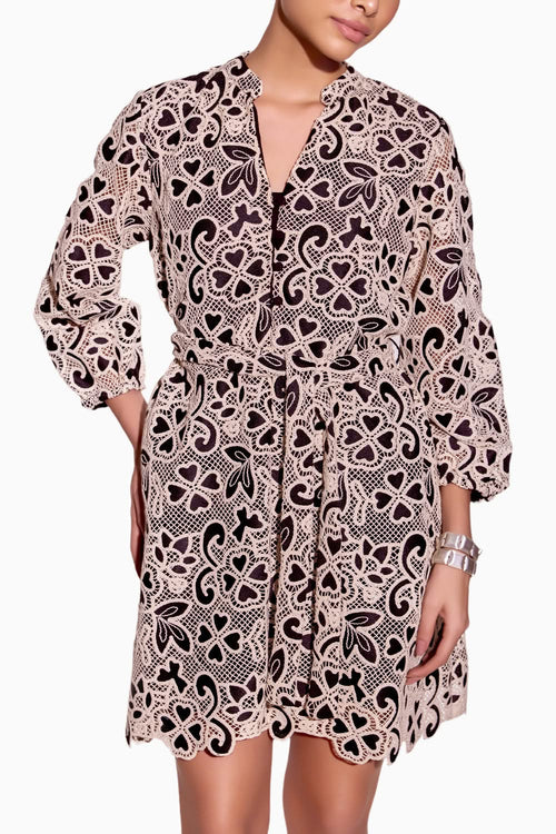 Achromatic Shift Dress