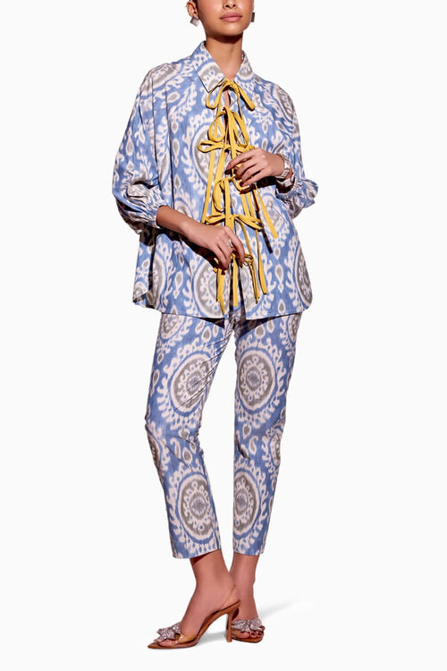 Oversize Cerulean Co-ord Set