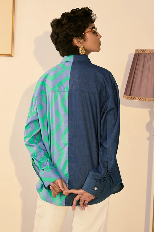 Lace-Up Statement Shirt