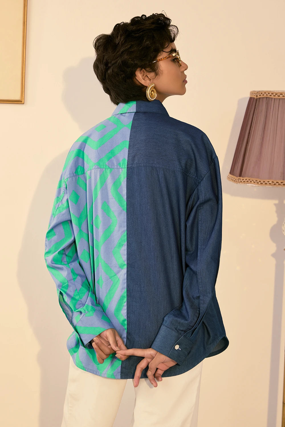 Lace-Up Statement Shirt