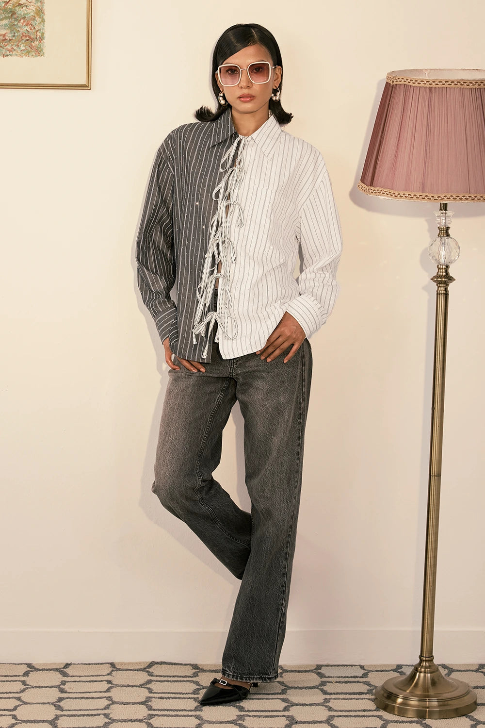 Yin-Yang Button-Up Shirt