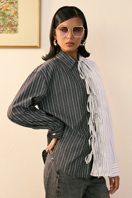 Yin-Yang Button-Up Shirt