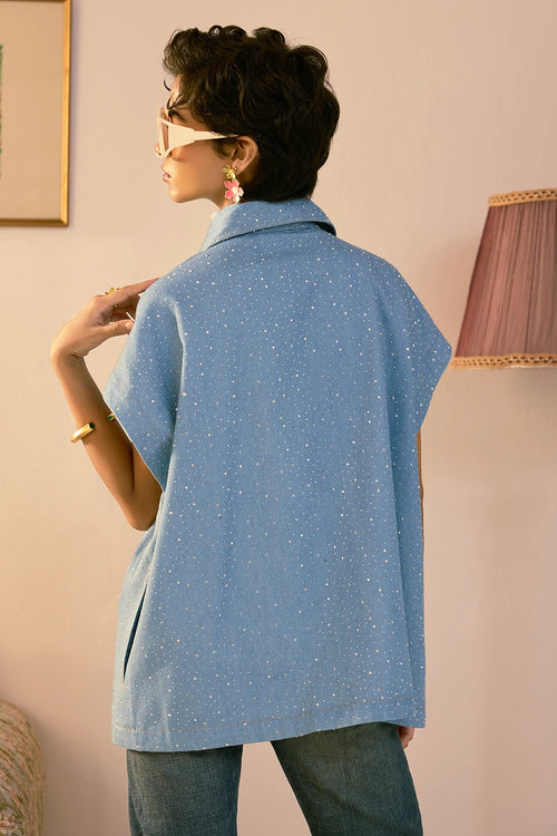 Lace-Front Utility Jacket