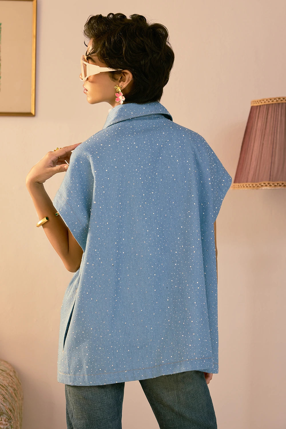 Lace-Front Utility Jacket