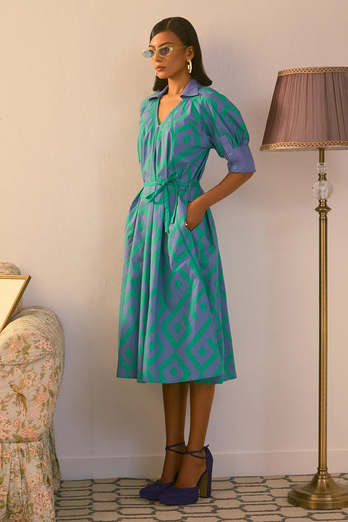 The Aqua Groove Dress