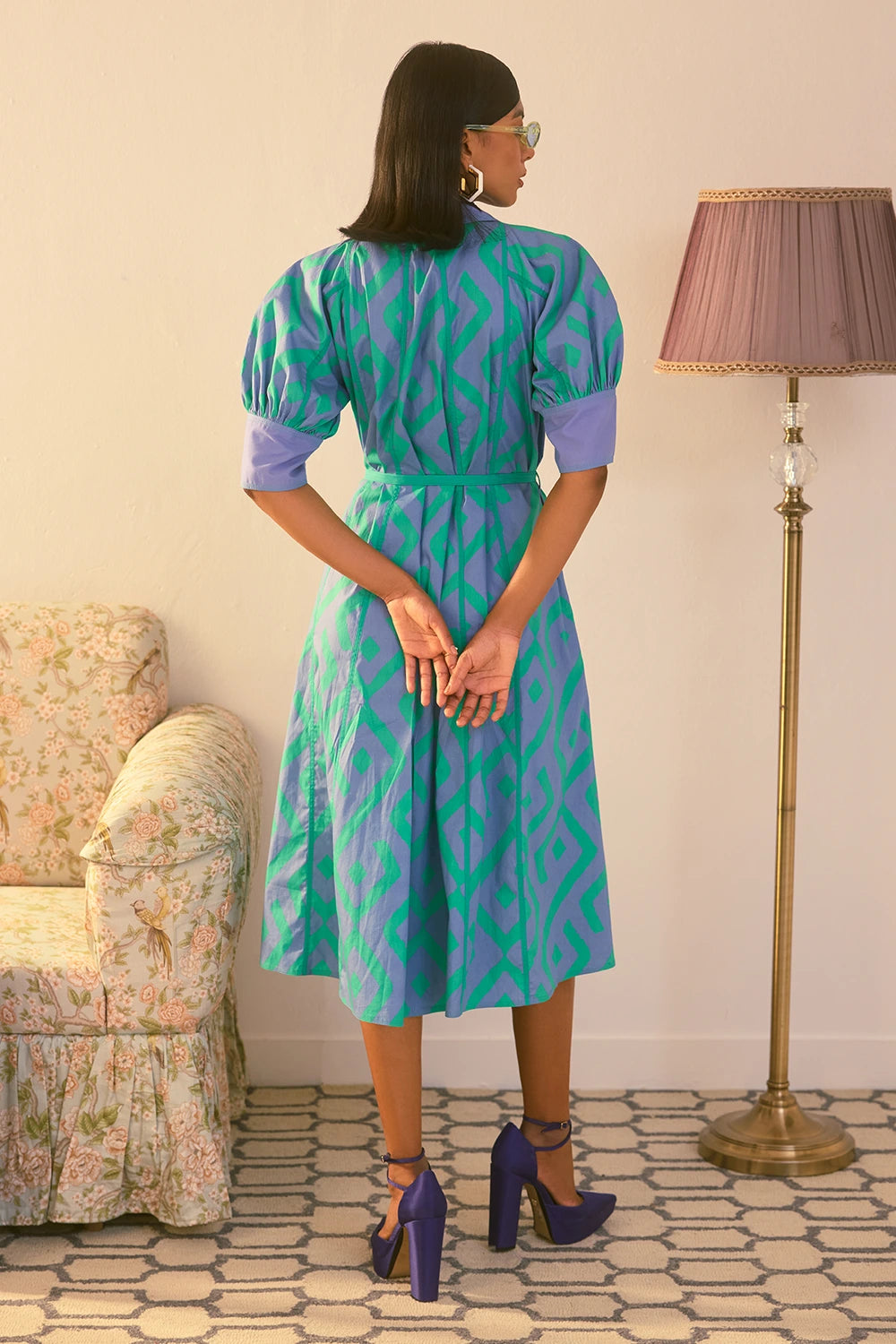 The Aqua Groove Dress