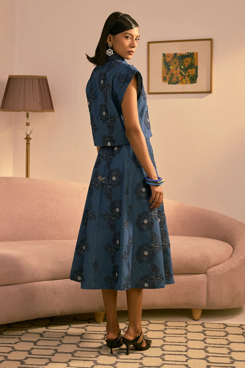 Floral Bloom Skirt Set