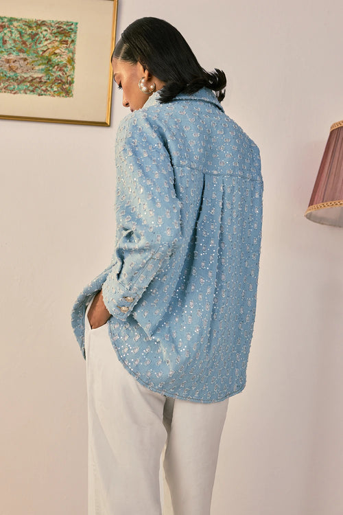 Oversize Denim Cloud Shirt