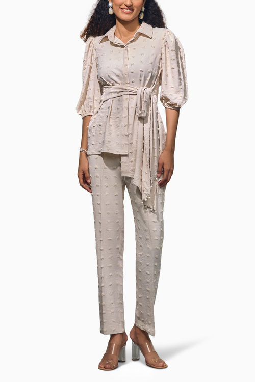 Creamy Cloud Co-ord Set