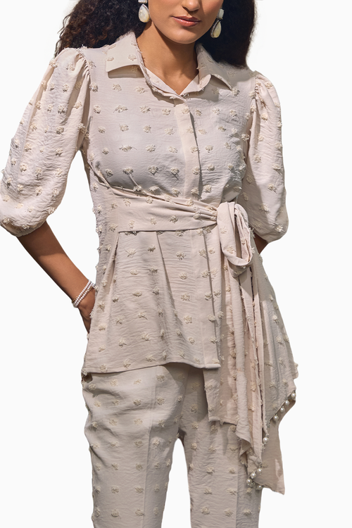 Creamy Cloud Co-ord Set