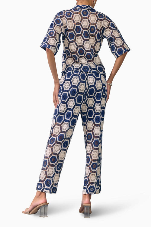 Navy Lace Symphony Co-ord Set