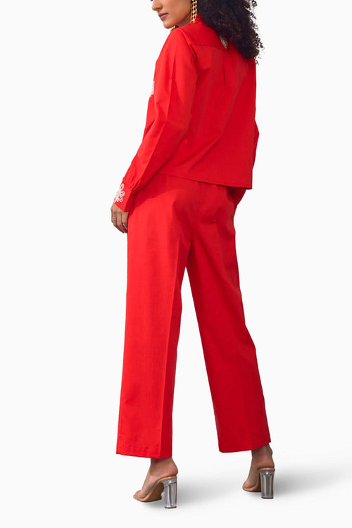 Ravishing Ruby Co-ord Set