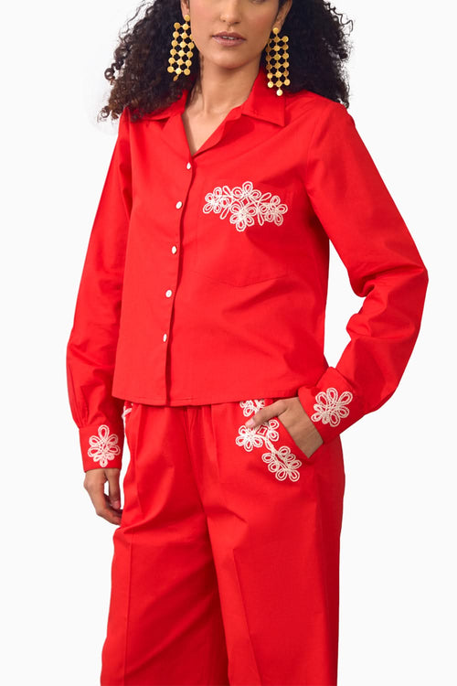 Ravishing Ruby Co-ord Set