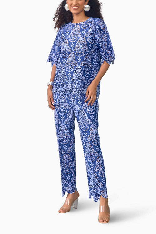 Navy Lace Delight Co-ord Set