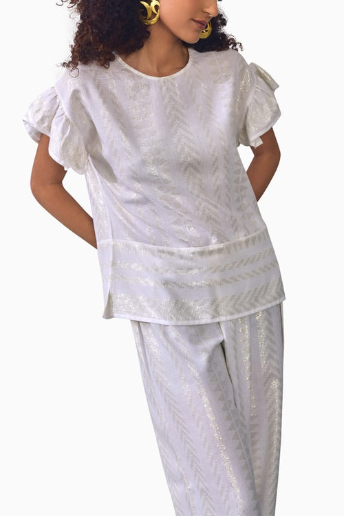 Dazzling Snowfall Co-ord Set
