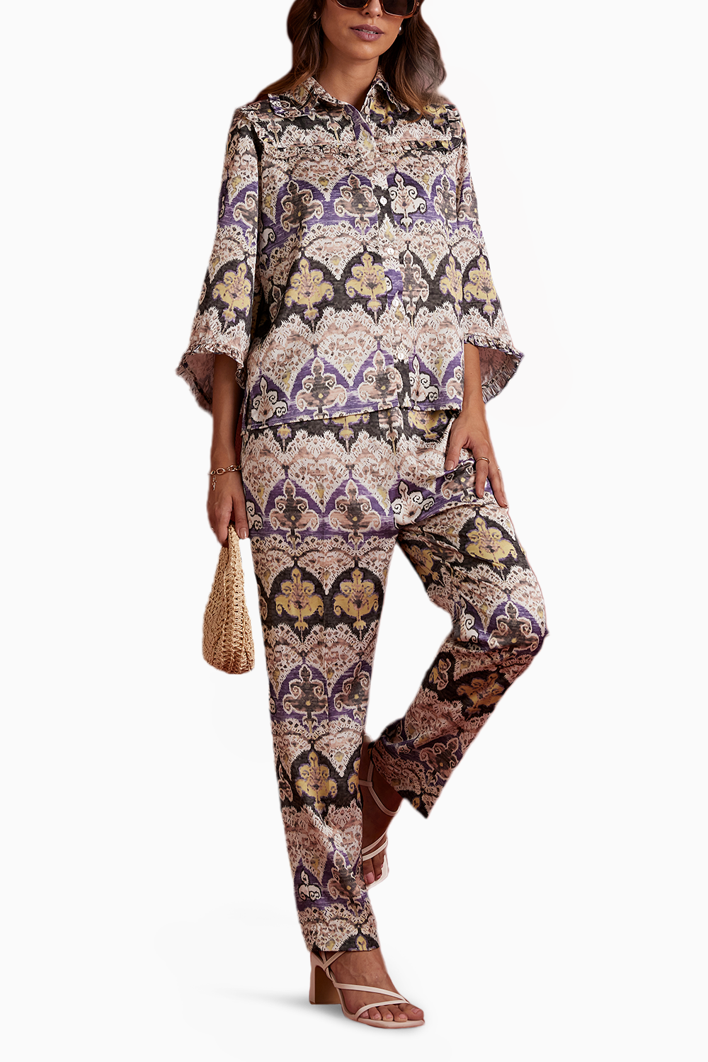 Posh Print Collar Co-ord Set