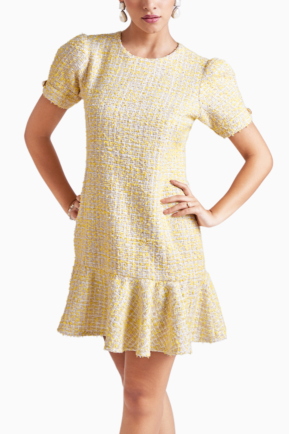 Sunshine Tweed Dress