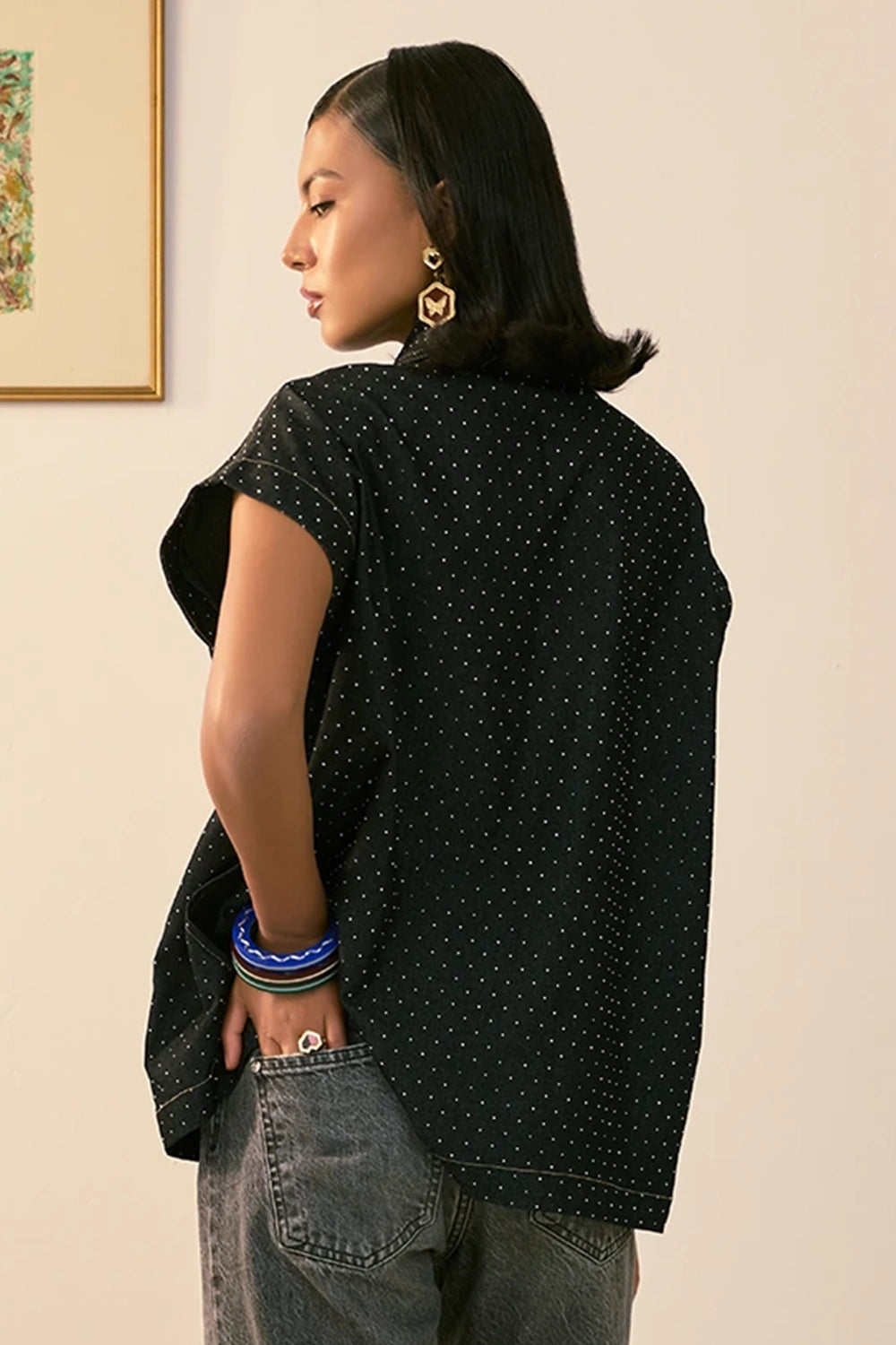 Midnight Utility Tie up Jacket