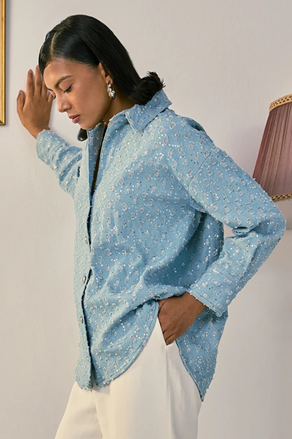 Oversize Denim Cloud Shirt