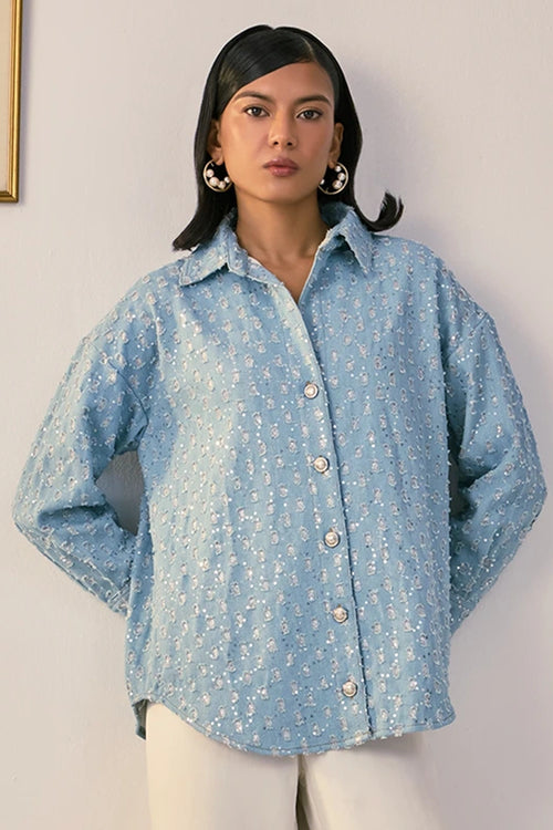 Oversize Denim Cloud Shirt