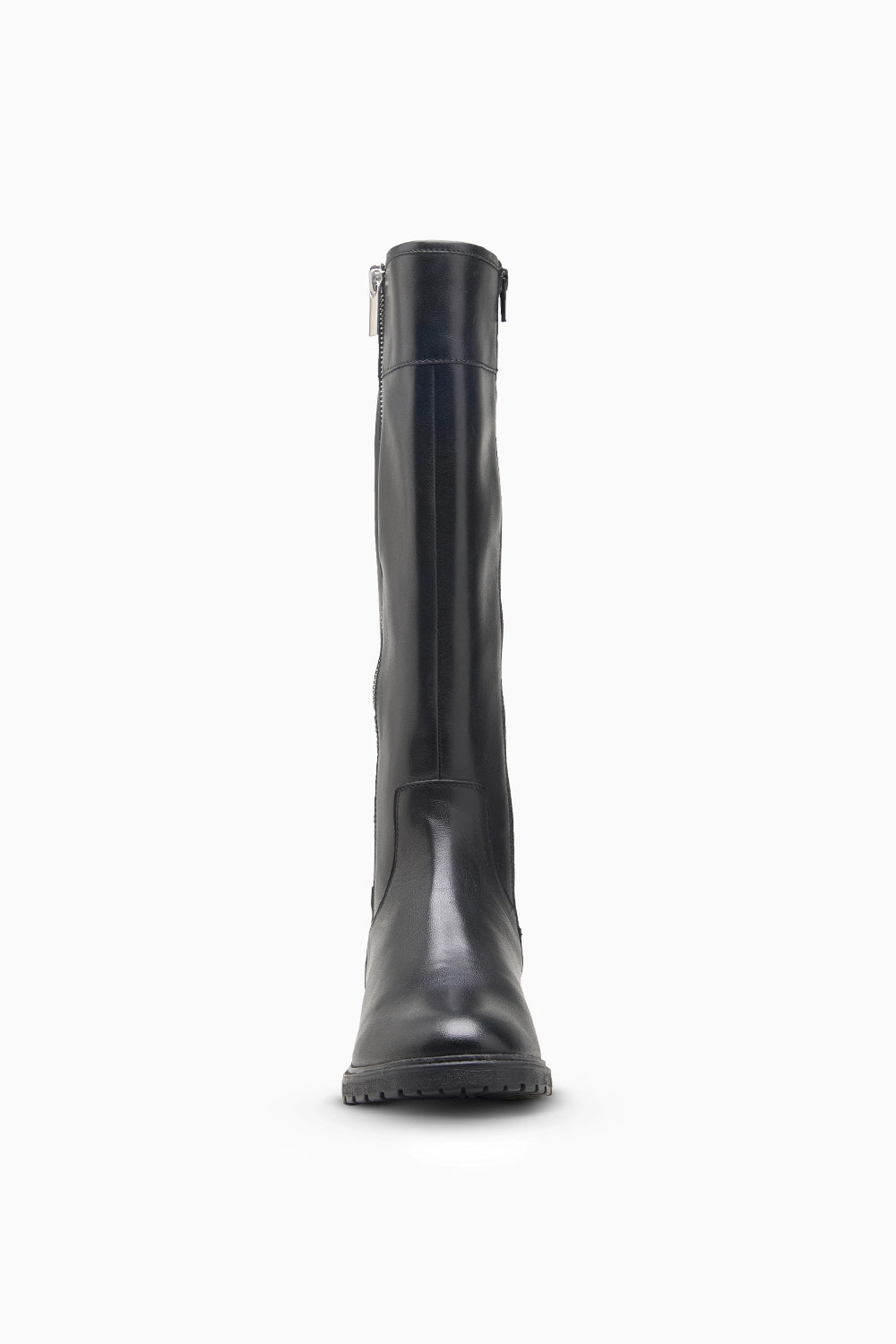 Plush Long Black Boot