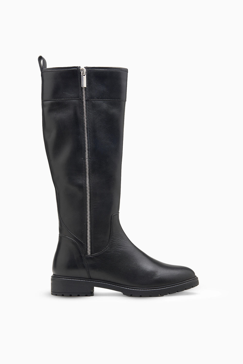 Plush Long Black Boot