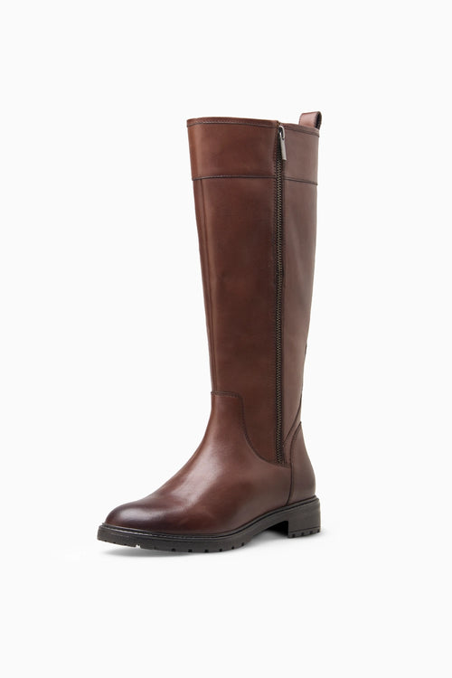 Plush Long Brown Boot