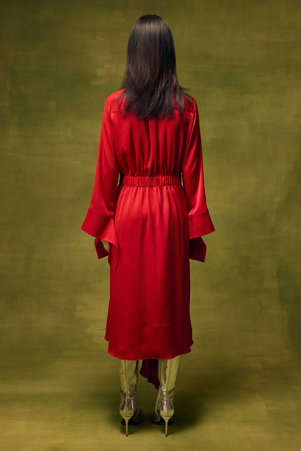 Roselle Glow Asymmetrical Dress