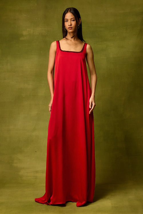 Roselle Glow Maxi Dress