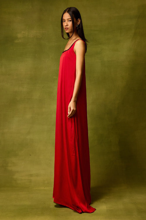 Roselle Glow Maxi Dress