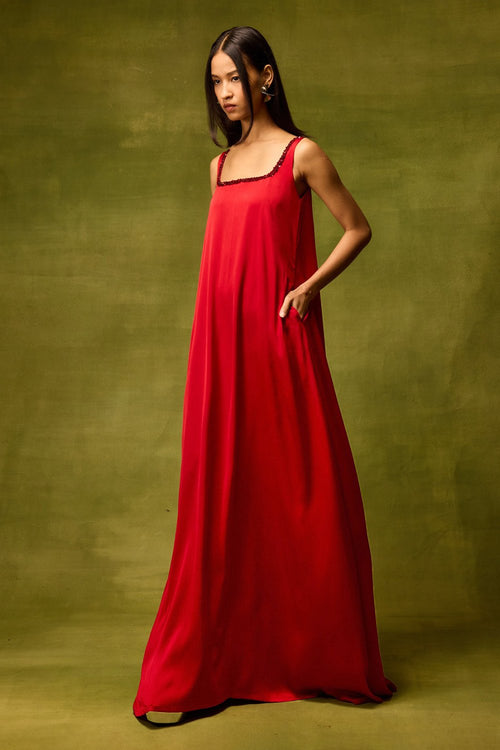 Roselle Glow Maxi Dress
