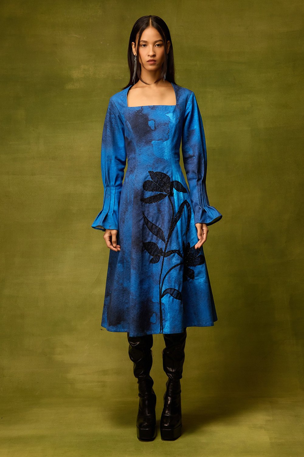 Saphire Muse Flora Midi Dress