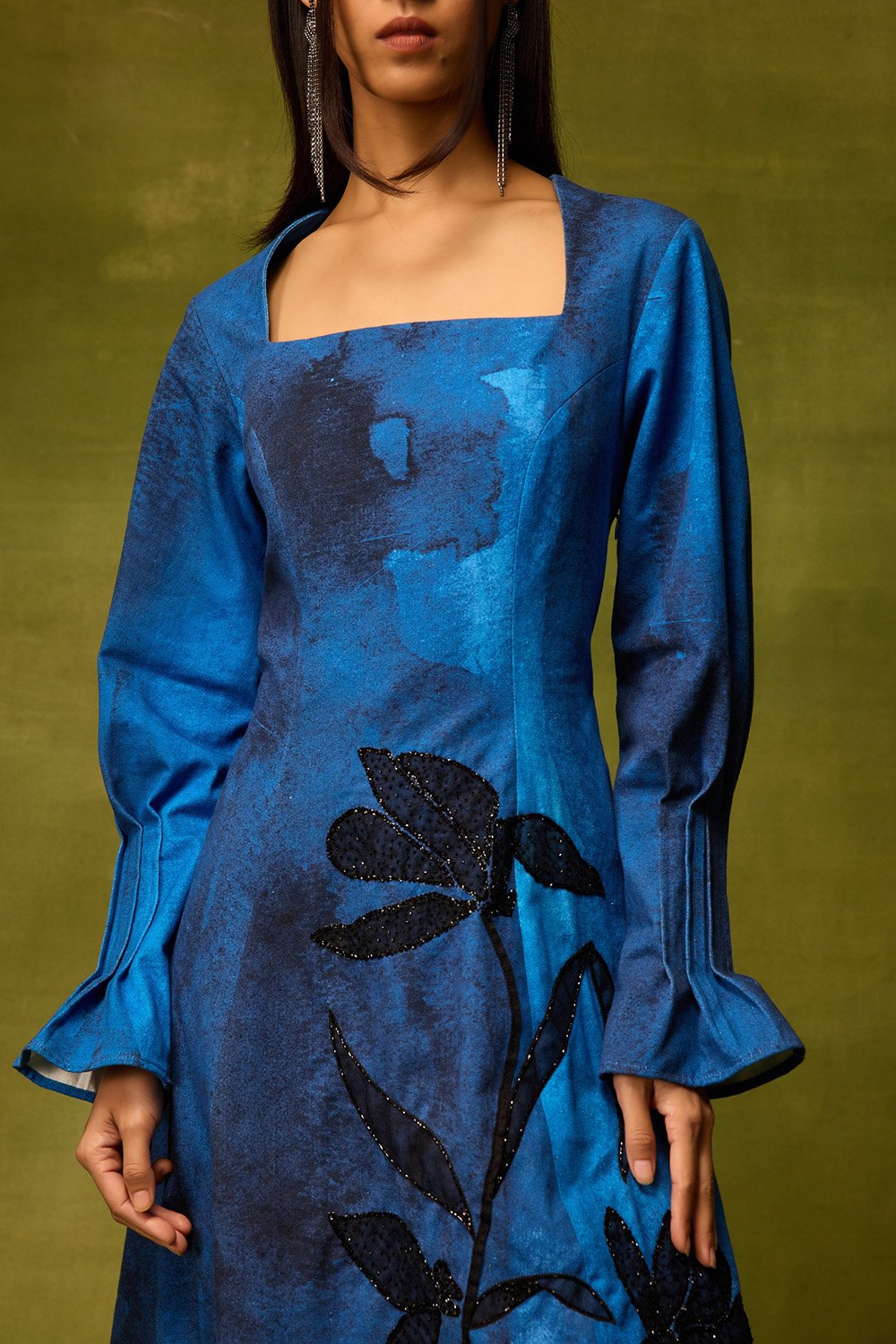 Saphire Muse Flora Midi Dress