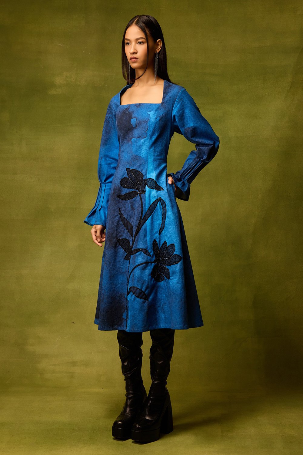 Saphire Muse Flora Midi Dress