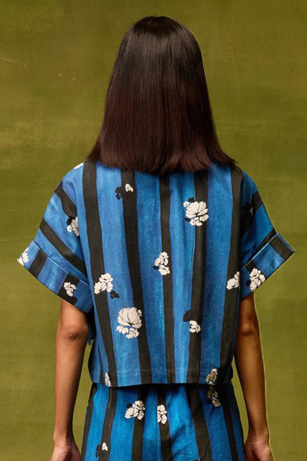Saphire Bloom Kimono Top
