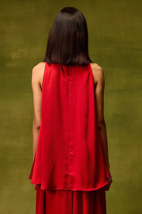 Roselle Glow Halter Top