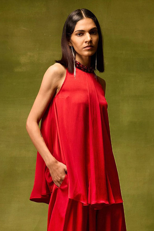 Roselle Glow Halter Top