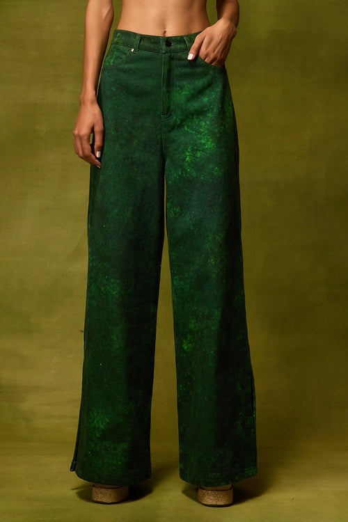 Emerald Muse Straight Trousers