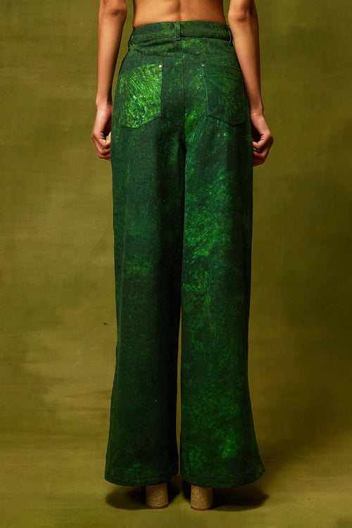 Emerald Muse Straight Trousers