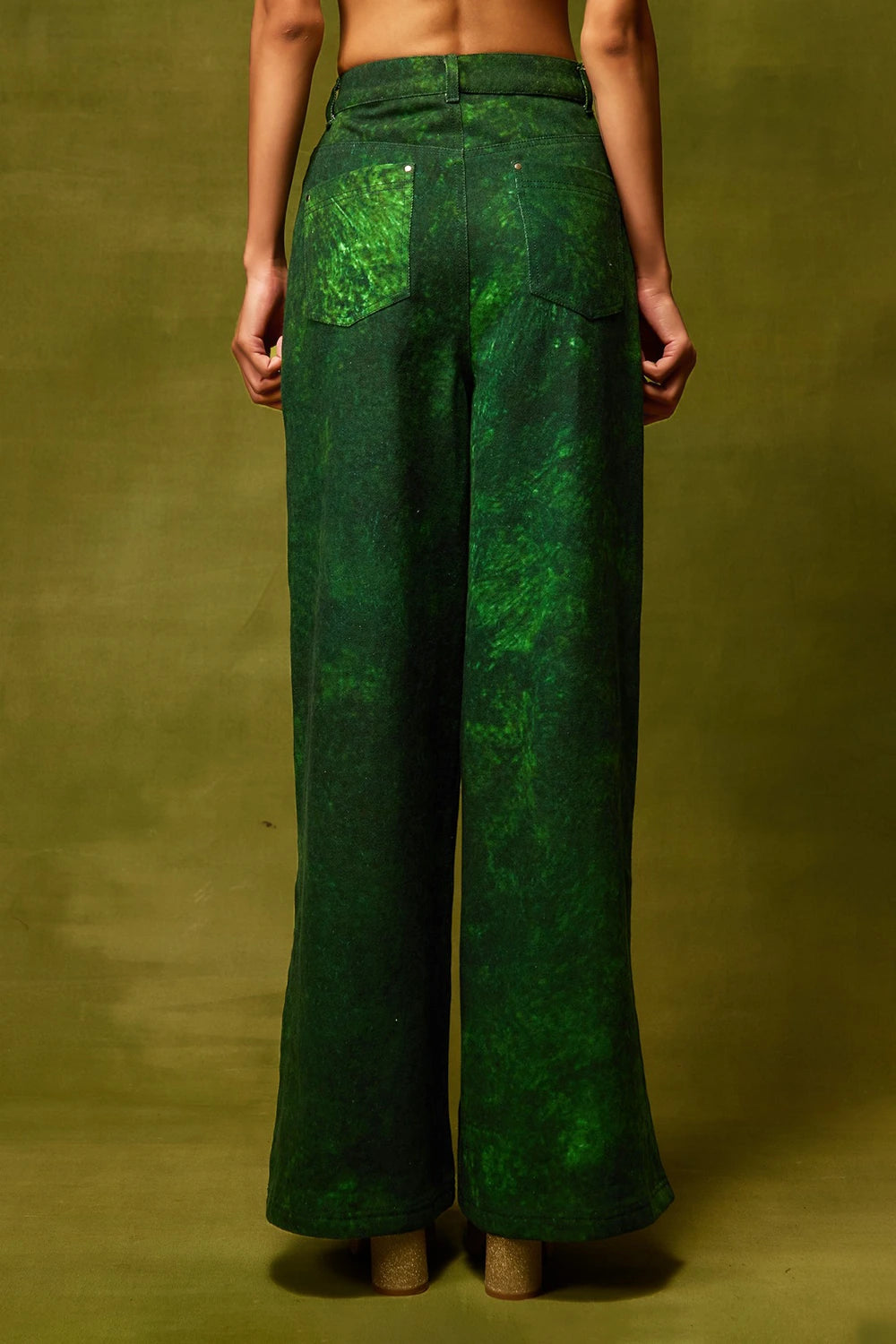 Emerald Muse Straight Trousers
