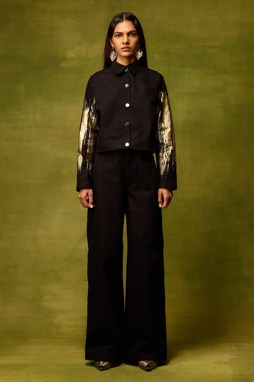 Twilight Gold Cropped Jacket