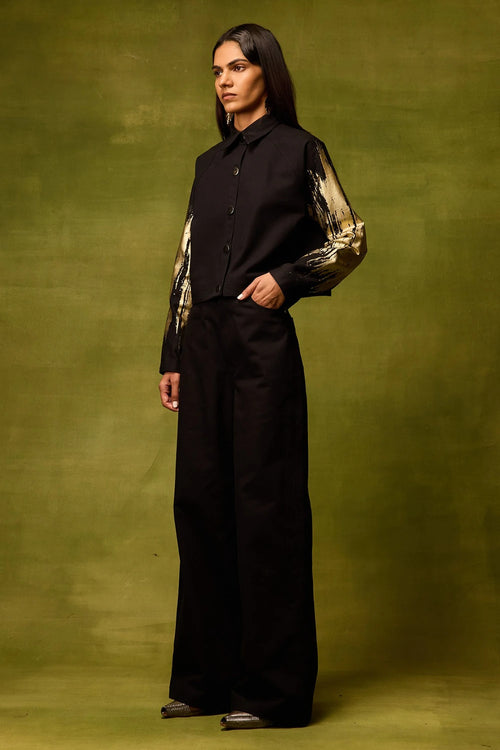 Twilight Gold Cropped Jacket