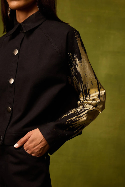 Twilight Gold Cropped Jacket