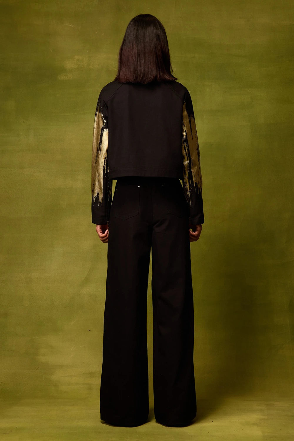 Twilight Gold Cropped Jacket