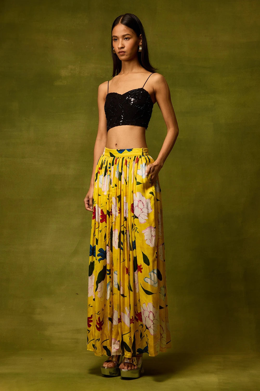 Vienna Black Tube Top