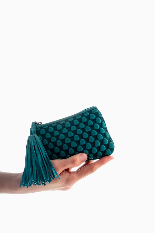 Aquamarine Blue Small Pochette
