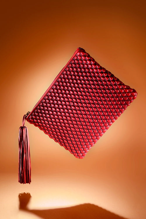 Red Marakkesh Extra Large Pochette