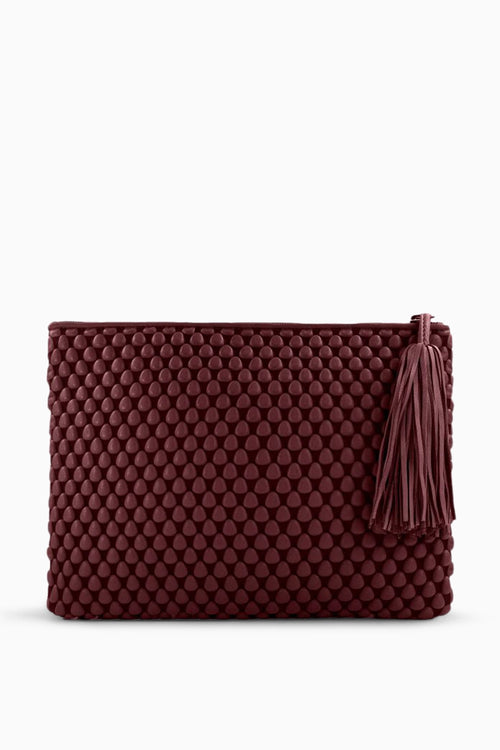 Maroon Bordeaux Extra Large Pochette