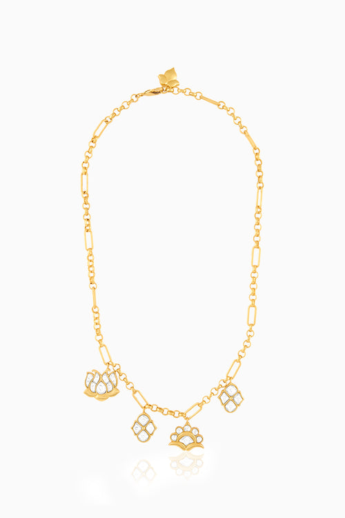 Noor Polki Charm Necklace